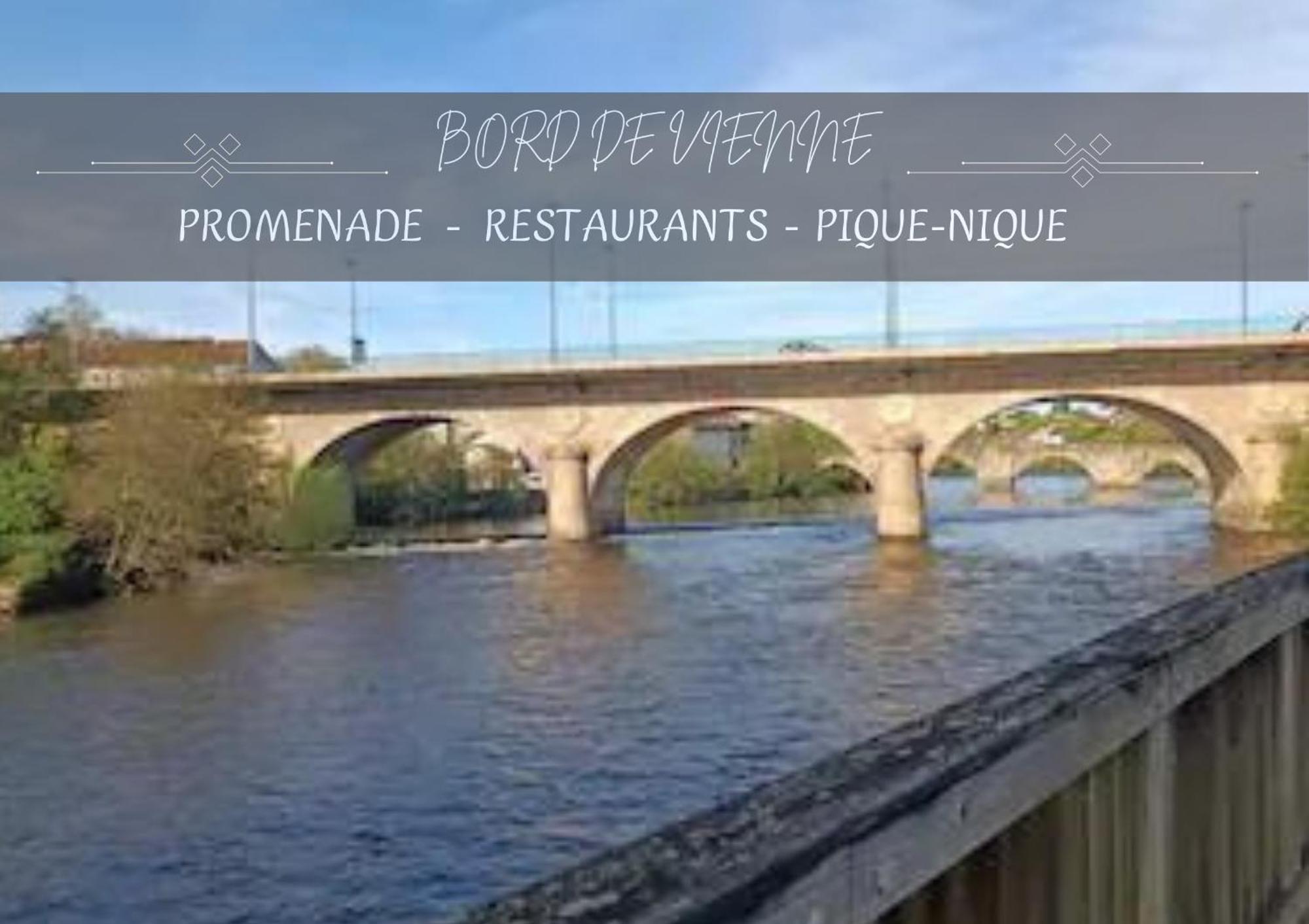 Appartement Chic & Baroque 5 Min Centre Ville Et Bord De Vienne 里摩日 外观 照片